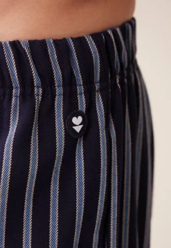 Le slip français Bas De Pyjamas|Bas De Pyjamas<Bas de pyjama en flanelle-Timothe pacifique Bleu