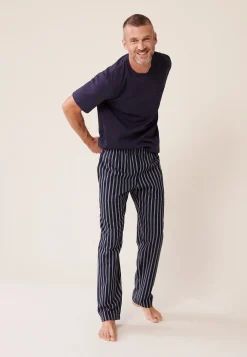 Le slip français Bas De Pyjamas|Bas De Pyjamas<Bas de pyjama en flanelle-Timothe pacifique Bleu