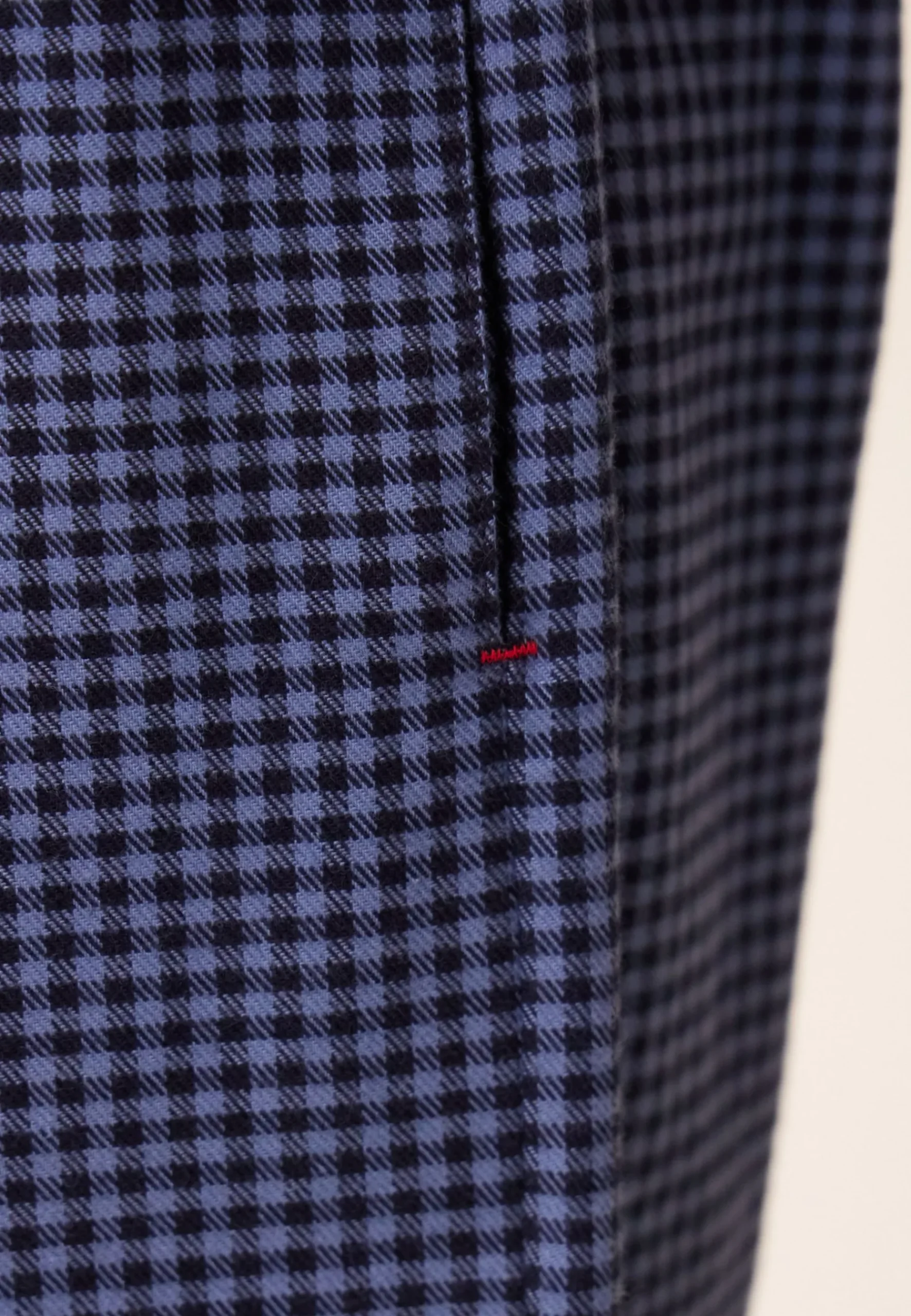 Le slip français Bas De Pyjamas|Bas De Pyjamas<Bas de pyjama en flanelle-Timothe Vichy gris Bleu