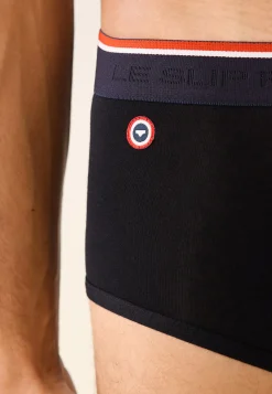 Le slip français Broderie 🪡|Boxers<Boxer échancré en coton-Pedro Noir