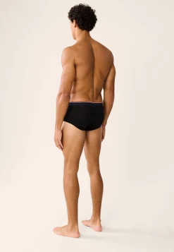 Le slip français Broderie 🪡|Boxers<Boxer échancré en coton-Pedro Noir