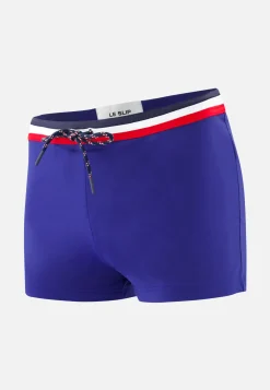 Le slip français Boxers De Bain<Boxer de bain en polyamide-Triton Indigo Bleu