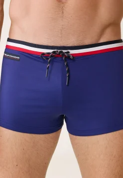 Le slip français Boxers De Bain<Boxer de bain en polyamide-Triton Indigo Bleu