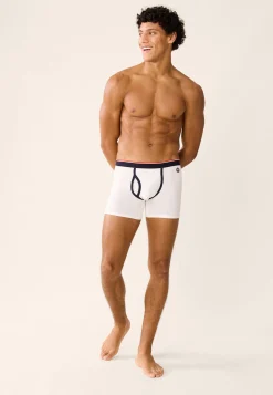 Le slip français Collaboration Armor Lux ⚓|Boxers<Boxer en coton LSF x Armor Lux-Le Petit Minou Blanc