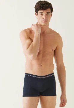 Le slip français Boxers|Boxers<Boxer en coton sans couture-Christian Marine Bleu