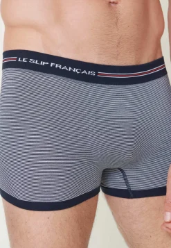 Le slip français Boxers|Boxers<Boxer en coton sans couture-Christian Marinière Bleu