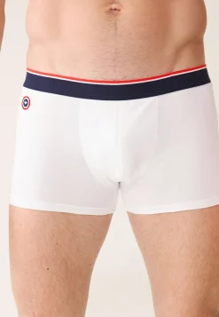 Le slip français Broderie 🪡|Boxers<Boxer en coton-Marius Blanc