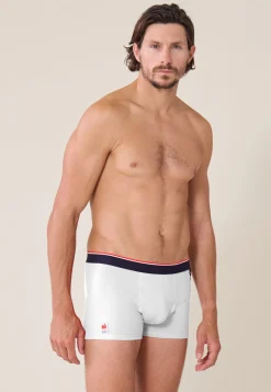 Le slip français Sous-Vêtements De Sports|Boxers<Boxer en coton-Marius /Bleu Marine XV de France Blanc