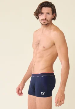 Le slip français Sous-Vêtements De Sports|Boxers<Boxer en coton-Marius Marine XV de France Bleu
