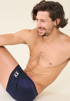 Le slip français Sous-Vêtements De Sports|Boxers<Boxer en coton-Marius Marine XV de France Bleu