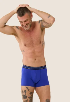 Le slip français Broderie 🪡|Boxers<Boxer en coton-Marius Éblouissant Bleu