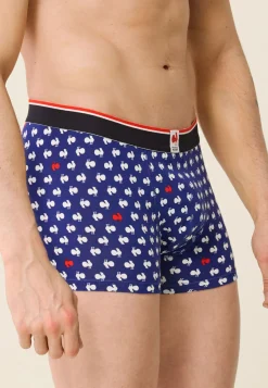 Le slip français Sous-Vêtements De Sports|Boxers<Boxer en coton-Marius Coq Blanc Rouge XV de France Bleu