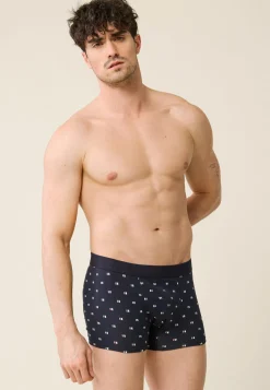 Le slip français Boxers|Boxers<Boxer en coton-Marius Exact Schiste/Cendre Bleu