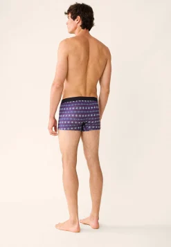 Le slip français Collection Cadeaux|Boxers<Boxer en coton-Marius Flocon Bleu