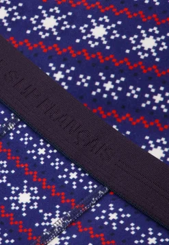 Le slip français Collection Cadeaux|Boxers<Boxer en coton-Marius Flocon Bleu