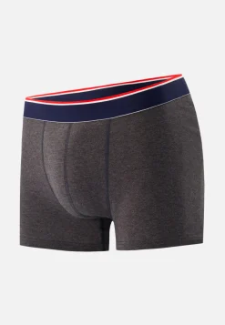 Le slip français Broderie 🪡|Boxers<Boxer en coton-Marius Anthracite Gris