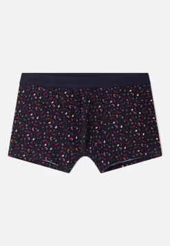 Le slip français Boxers|Boxers<Boxer en coton-Marius imprimé Jour J Bleu