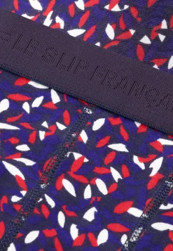 Le slip français Boxers|Boxers<Boxer en coton-Marius Imprimé Gavotte Marine Indigo Bleu