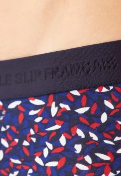Le slip français Boxers|Boxers<Boxer en coton-Marius Imprimé Gavotte Marine Indigo Bleu