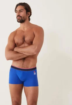 Le slip français Sous-Vêtements De Sports|Boxers<Boxer en coton-Marius Indigo XV de France Bleu