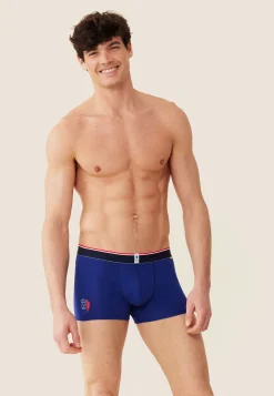Le slip français Sous-Vêtements De Sports|Boxers<Boxer en coton-Marius Indigo Victoire Bleu