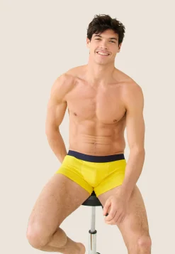 Le slip français Broderie 🪡|Boxers<Boxer en coton-Marius Soleil Jaune