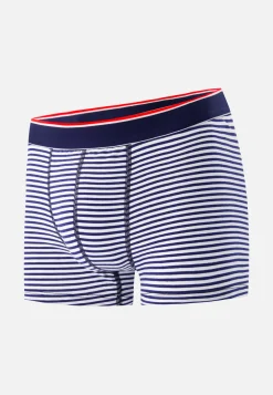Le slip français Boxers|Boxers<Boxer en coton-Marius Marinière Blanc