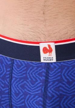 Le slip français Boxers|Boxers<Boxer en coton-Marius Ovalie Bleu