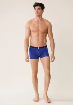 Le slip français Boxers|Boxers<Boxer en coton-Marius Ovalie Bleu