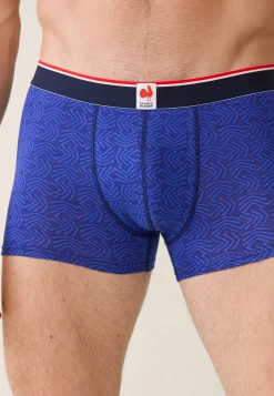 Le slip français Boxers|Boxers<Boxer en coton-Marius Ovalie Bleu