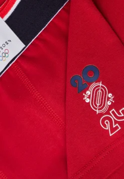 Le slip français Sous-Vêtements De Sports|Boxers<Boxer en coton-Marius Vélo Rouge