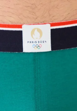 Le slip français Sous-Vêtements De Sports|Boxers<Boxer en coton-Marius Tennis Placé Vert