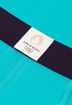 Le slip français Sous-Vêtements De Sports|Boxers<Boxer en coton-Marius Turquoise Natation Vert