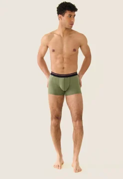Le slip français Broderie 🪡|Boxers<Boxer en coton-Marius Véronese Vert