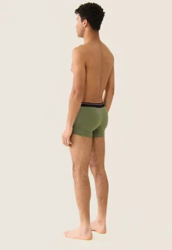 Le slip français Broderie 🪡|Boxers<Boxer en coton-Marius Véronese Vert