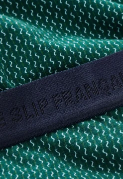 Le slip français Boxers|Boxers<Boxer en coton-Marius Zig Zag Sapin Vert