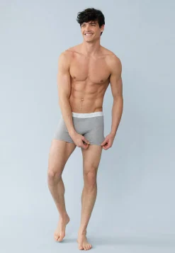 Le slip français Broderie 🪡|Boxers<Boxer en coton-Redoutable Chiné Gris
