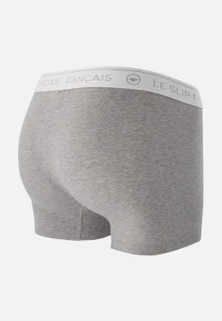 Le slip français Broderie 🪡|Boxers<Boxer en coton-Redoutable Chiné Gris