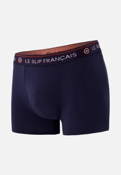 Le slip français Broderie 🪡|Boxers<Boxer en coton-Redoutable Marine Bleu