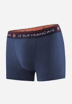 Le slip français Broderie 🪡|Boxers<Boxer en coton-Redoutable Acier Bleu
