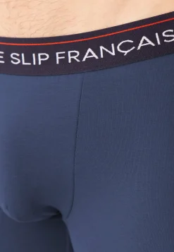 Le slip français Broderie 🪡|Boxers<Boxer en coton-Redoutable Acier Bleu