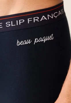 Le slip français Collection Cadeaux|Boxers<Boxer en coton-Redoutable Marine Beau Paquet Bleu