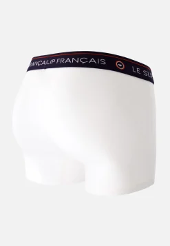 Le slip français Collection Cadeaux|Boxers<Boxer en coton-Redoutable Porte Bonheur Blanc