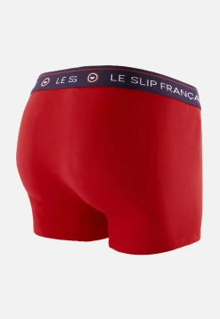 Le slip français Collection Cadeaux|Boxers<Boxer en coton-Redoutable Cerise Buche De Noel Rouge