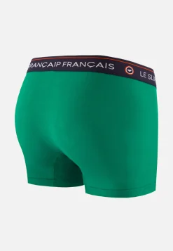 Le slip français Boxers|Boxers<Boxer en coton-Redoutable Epicéa Brodé 'Sprinteur' Vert