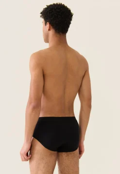 Le slip français Broderie 🪡|Slips<Boxer en coton-Terrible Noir