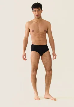 Le slip français Broderie 🪡|Slips<Boxer en coton-Terrible Noir