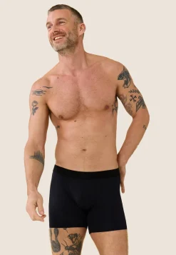 Le slip français Sous-Vêtements De Sports|Boxers<Boxer en polyamide-John Training Boxer Long Noir