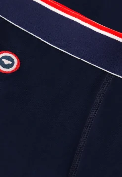 Le slip français Broderie 🪡|Boxers<Boxer long en coton-Michel Marine Bleu