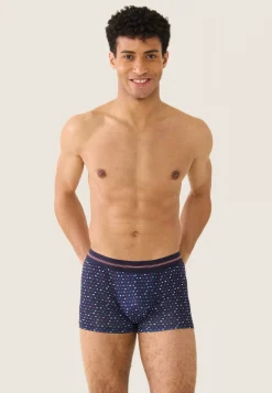Le slip français Sous-Vêtements De Sports|Boxers<Boxer ultra léger-LIGHTslip Hugo Petit Carré Bleu